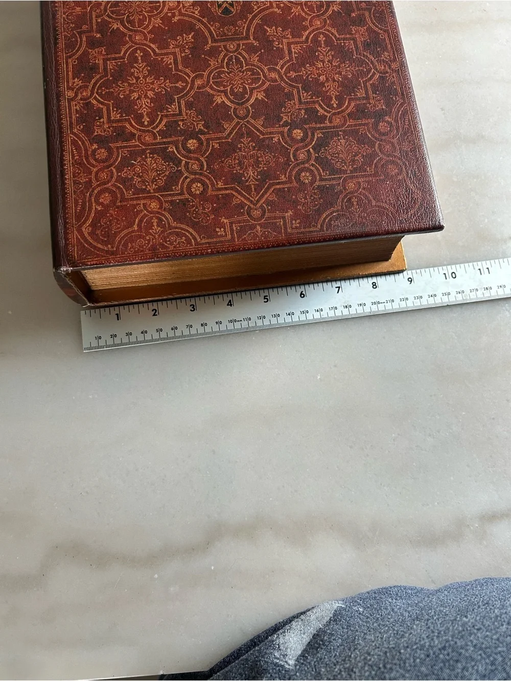 Vintage Robin Wing Faux Book Secret Storage Box